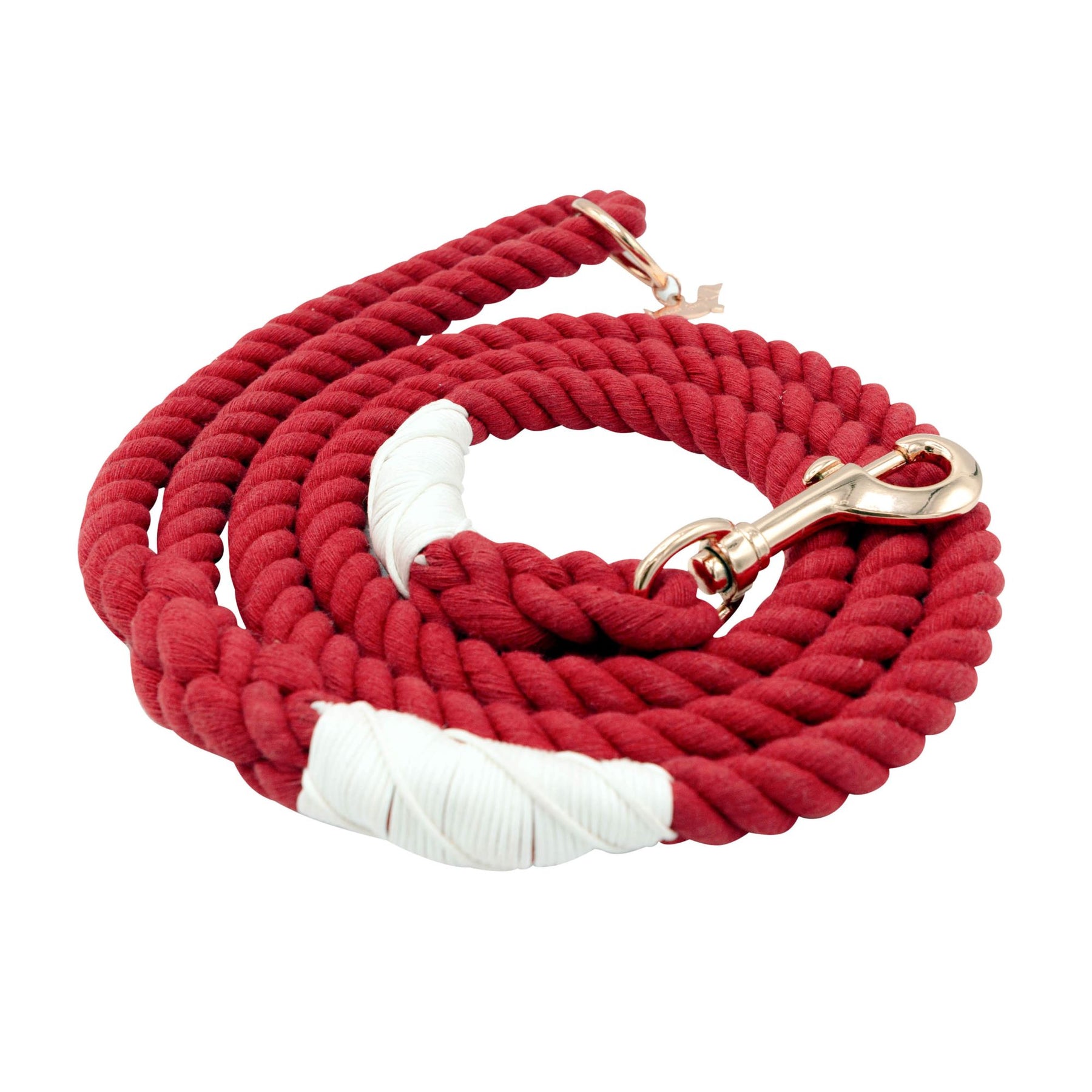Dog Rope Leash - Crimson