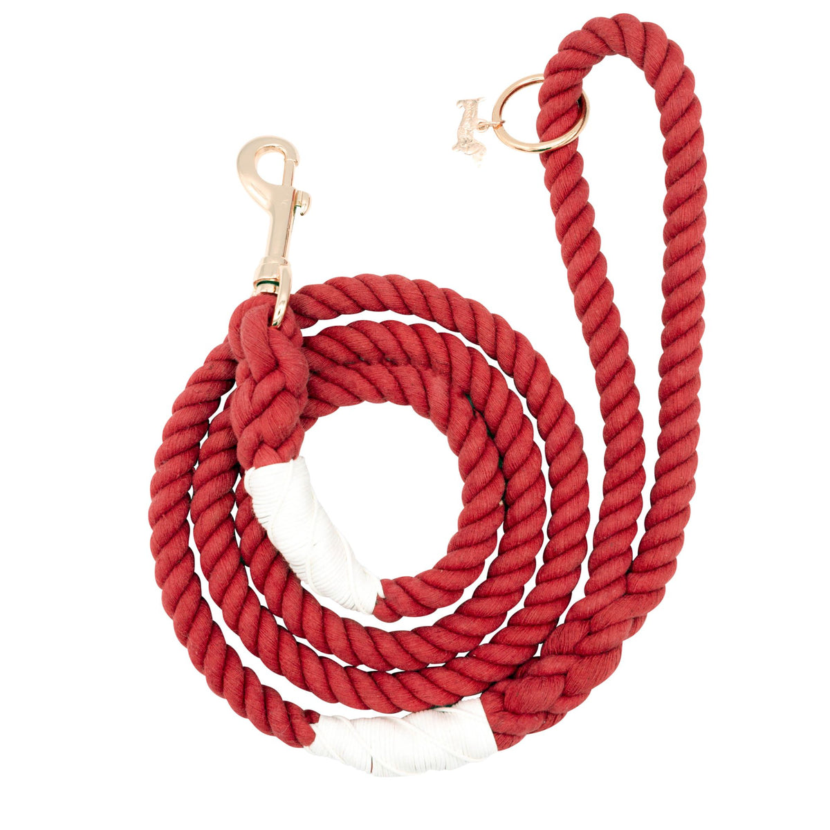 Dog Rope Leash - Crimson