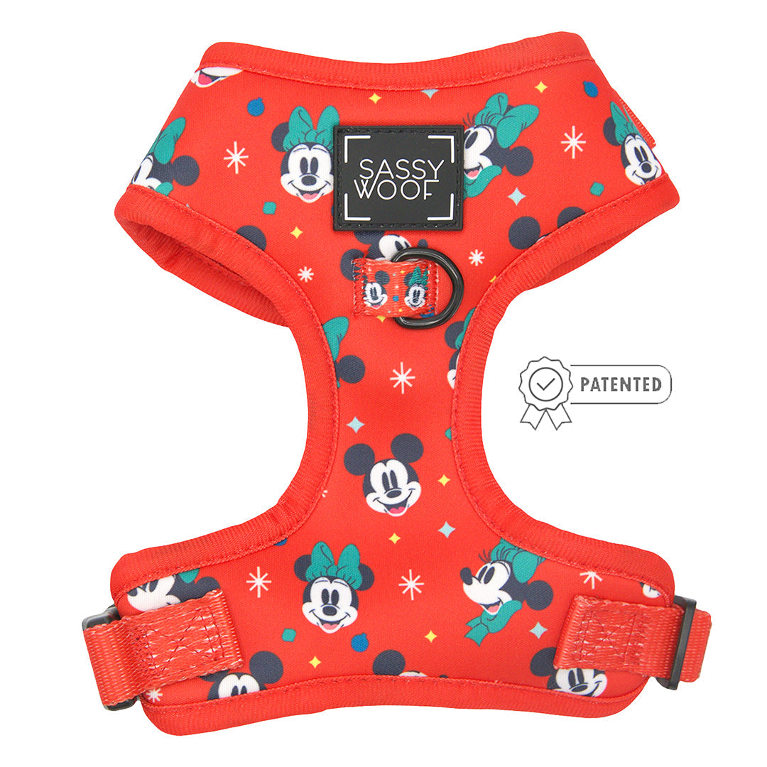 Dog Adjustable Harness - Disney Holiday