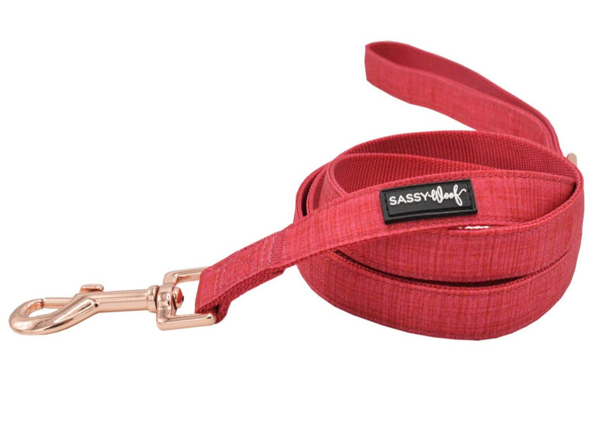 Dog Leash - Merlot