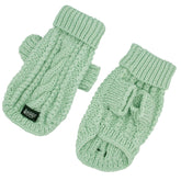Dog Cable Knit Sweater - Mint