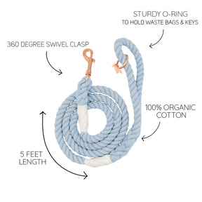 Dog Rope Leash - Azul