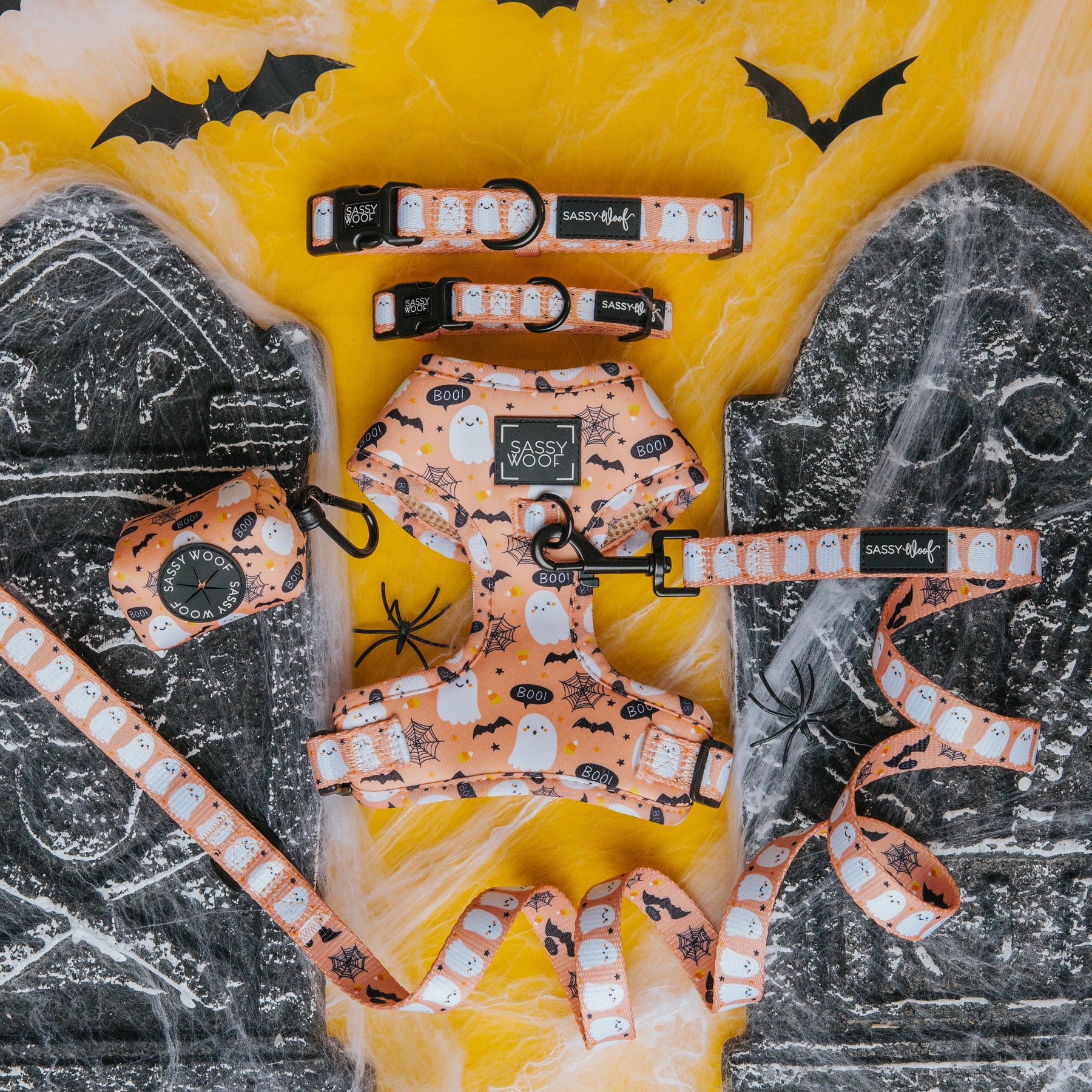 Dog Adjustable Harness - Squad Ghouls